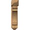Ekena Millwork Olympic Arts and Crafts Rough Sawn Bracket w/ Offset Brace, Western Red Cedar, 8"W x 32"D x 36"H BKT0806X32X36OLY03RWR - alternate 4